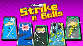 Strike n Balls - Casual Game⭐Rolling the ball and knock over all 3D cubes⭐ screenshot 2