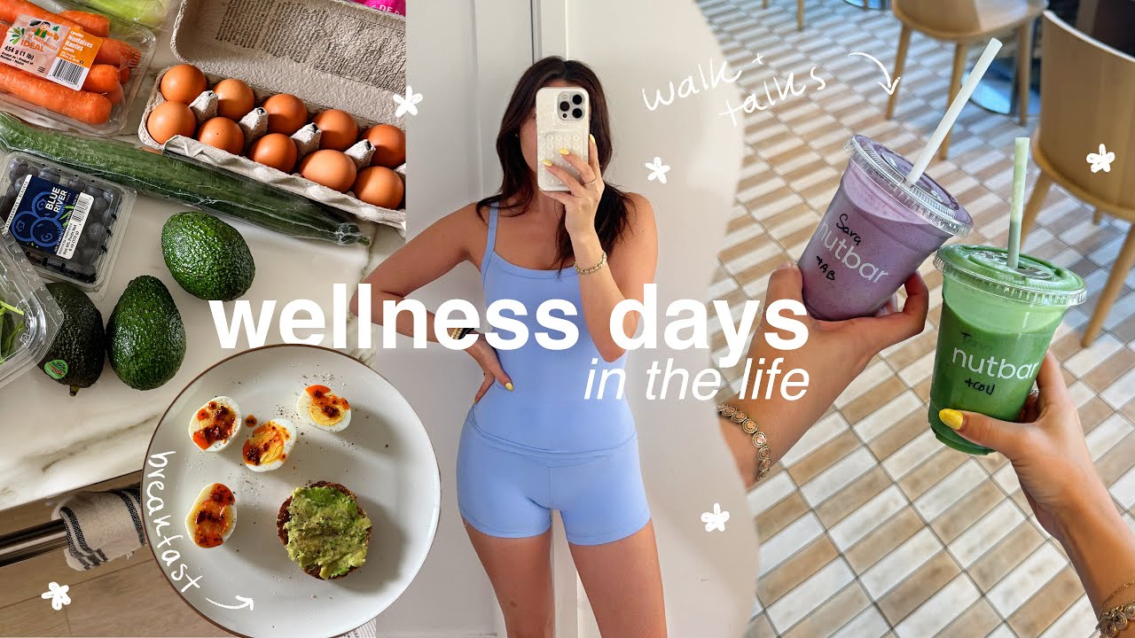 wellness days in my life: healthy recipes, workouts & routine - YouTube