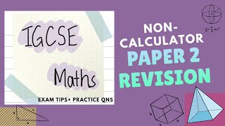 NON-CALCULATOR PAPER 2 REVISION | Practice Qns And Exam Tips screenshot 4