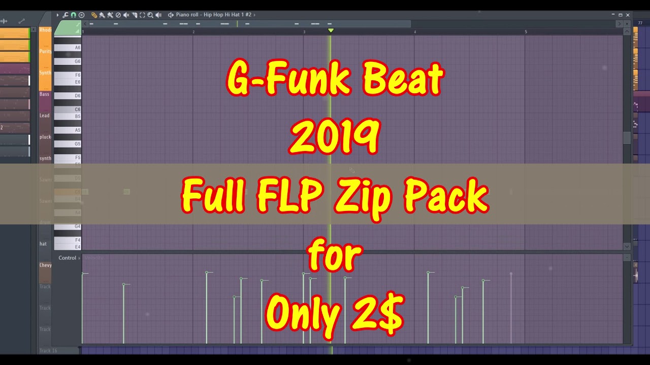 [FLP Sale] Korean G-Funk Beat 2019 * FLP zip pack