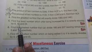Word problems on HCf and LCM class v
