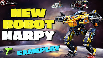 NEW Robot HARPY Gameplay See the FIRESTORM Ability in Action  [WR] War Robots