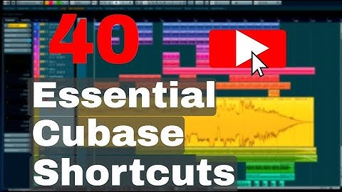 40 ESSENTIAL Shortcuts you need to know in CUBASE in 2020 !!!