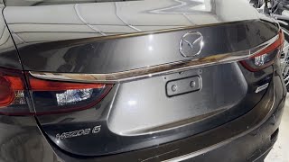 Player Profile Mazda6 2014-17 inner tail light removal and trunk panel teardown