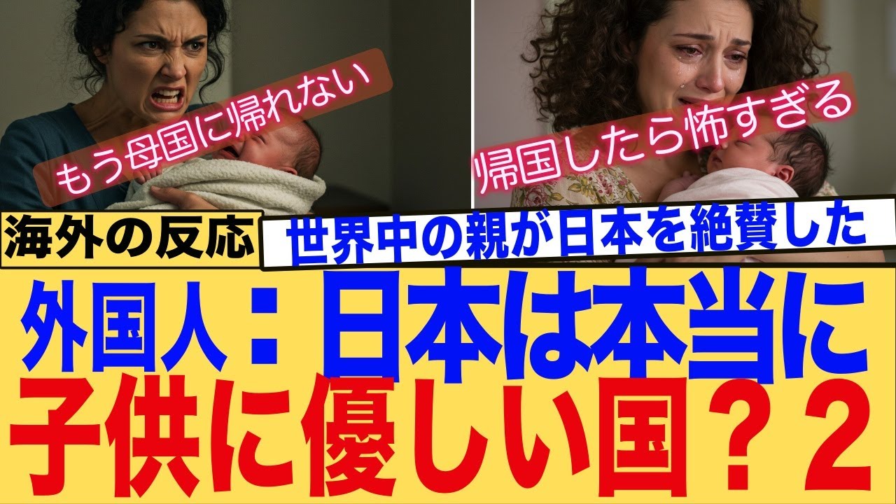【海外の反応】“優しすぎる子ども思いの国”日本！世界一と称賛された“静かな奇跡”とは？