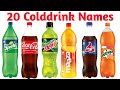 20 Cold Drink Brands Names | Learn Soft Drink Names in English | Kids Educational Video