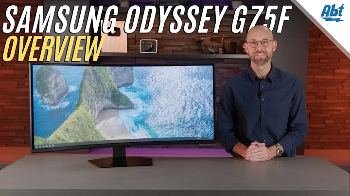 Samsung Odyssey G75F 40 Inch Curved Gaming Monitor Overview - LS40FG75DENXZA