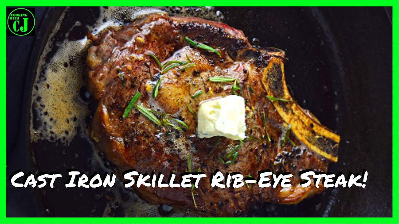 Cast Iron Steak  Seared Chuck Eye Steak - Kent Rollins