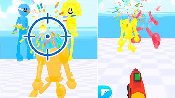 Balloon Crusher Hit Shoot L46-52, New Android Games Gameplay ios Walkthrough Simulator