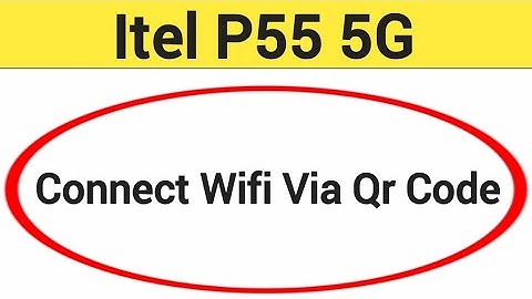 How to connect WiFi via QR code, ITEL P55 5G me Bina password ke Wi Fi connect kaise karen