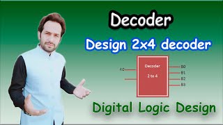 31 Decoders (2x4 decoder) in Digital Logic Design Urdu | Hindi