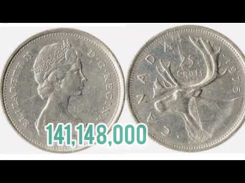 CANADA 1975 25 Cents Coin VALUE + REVIEW