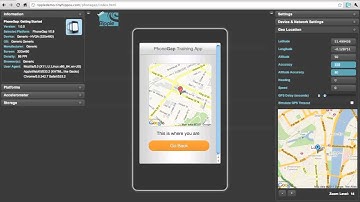 HTML5 Mobile Apps: PhoneGap GeoLocation