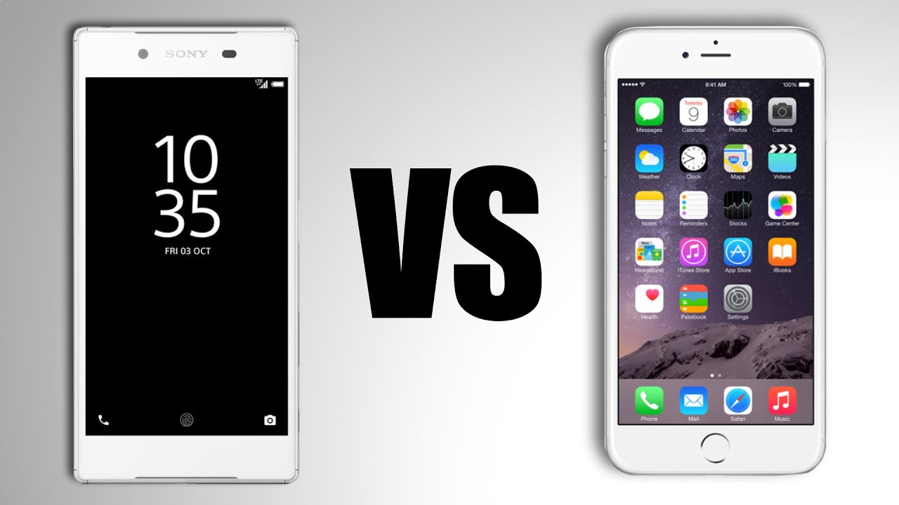 Xperia Z5 Compact Vs. iPhone 6 - YouTube