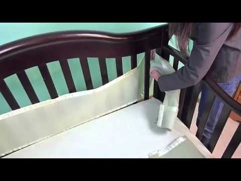 Video: Babybundle 2 eller 4-sidig Cot Wrap Review