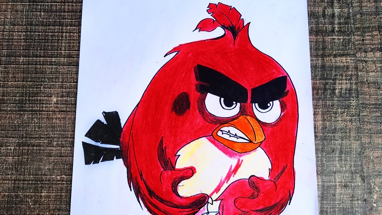 How To Draw Angry Birds,angry Black Bird, Step by Step, Drawing Guide, by  zuzu2828 - DragoArt
