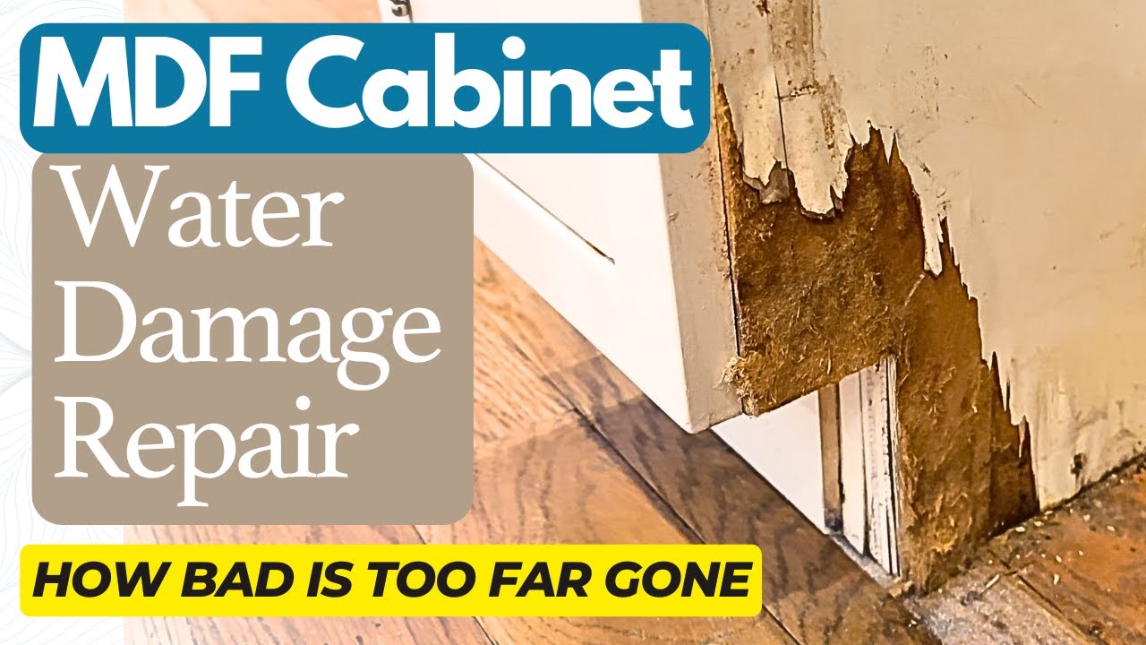 How to Repair Water Damaged Wood Kitchen Cabinets Easily