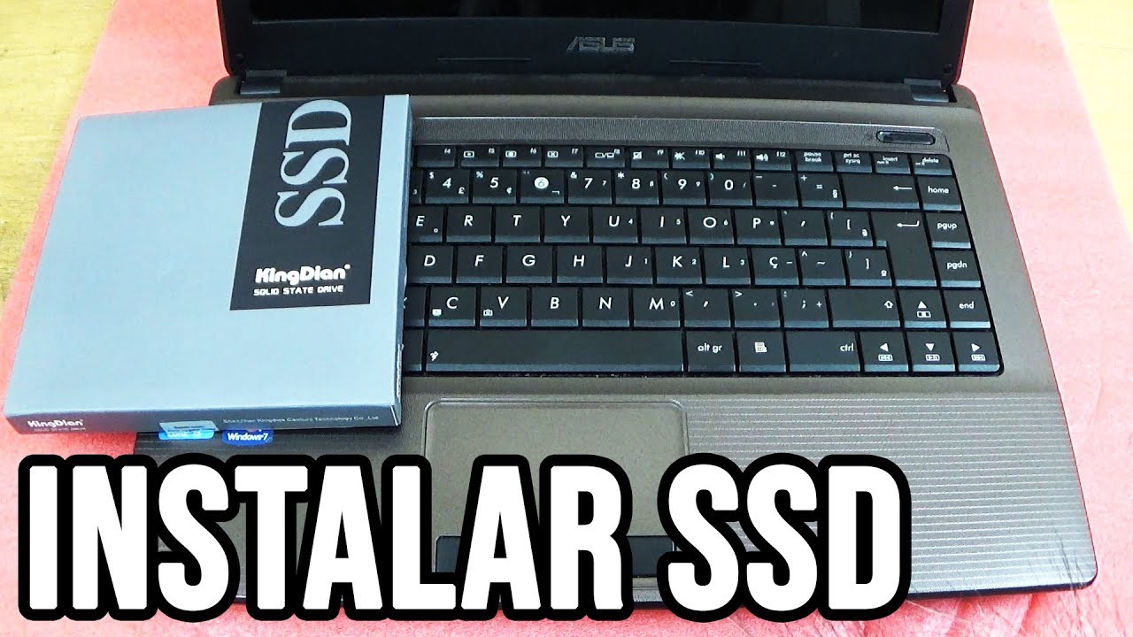 Como instalar SSD em qualquer notebook com SATA formatar e instalar o