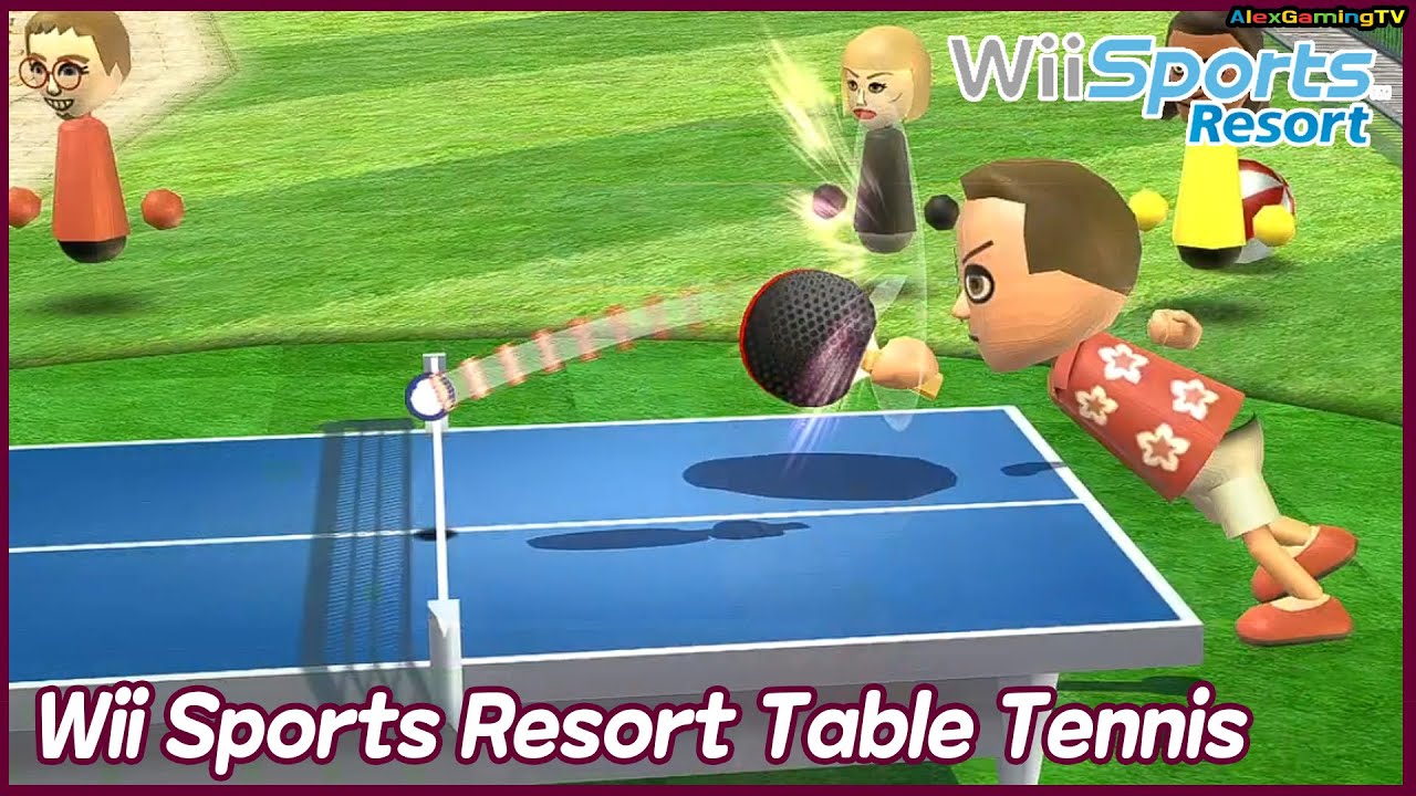 Wii Sports Resort (Wii 스포츠 리조트 탁구) Table tennis for Wii 139