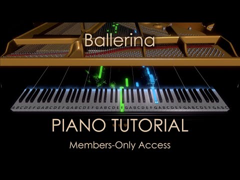 Ballerina - Piano Tutorial Ernesto Cortazar (Relaxing Piano Music - Romantic Piano)