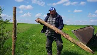 Sposób Bogdana na szybkie i łatwe grodzenie pastwiska dla koni Rolnicy z Podlasia Borowskie Cibory