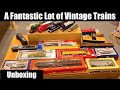 Unboxing A Fantastic Lot of Vintage Trains - Locomotives & Rolling Stock