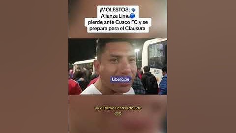 ¡FURIOSOS! Hinchas de Alianza Lima desataron su IRA tras ser goleados ante Cusco FC 😡| Líbero
