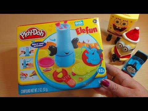 HOW TO MAKE AND CATCH BUTTERFLIES WITH PLAY-DOH ELEFUN AND FRIENDS 52g