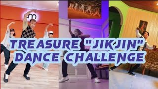 TREASURE 'JIKJIN' dance challenge tiktok version Best compilation