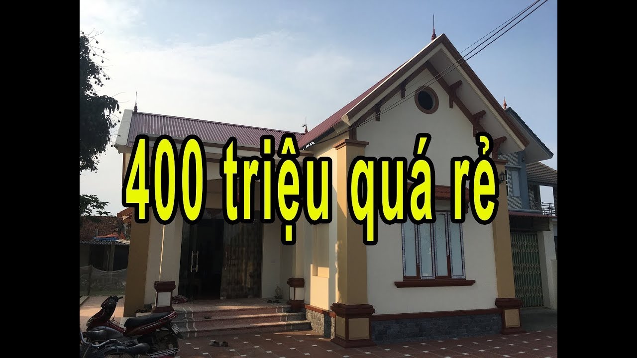 Thăm quan mẫu nhà cấp 4 giá 400 triệu tại bắc giang diện tích 11m ...