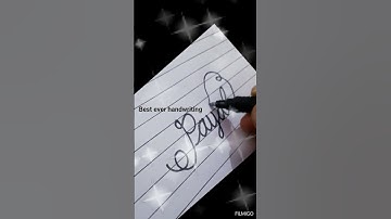 Payal name in cursive writing #cursive #handwriting #shortart #diy #artist #signature #name #pen