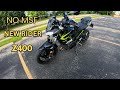 RIDING FOR FIRST TIME EVER | NO MSF COURSE | NEW RIDER | Z400