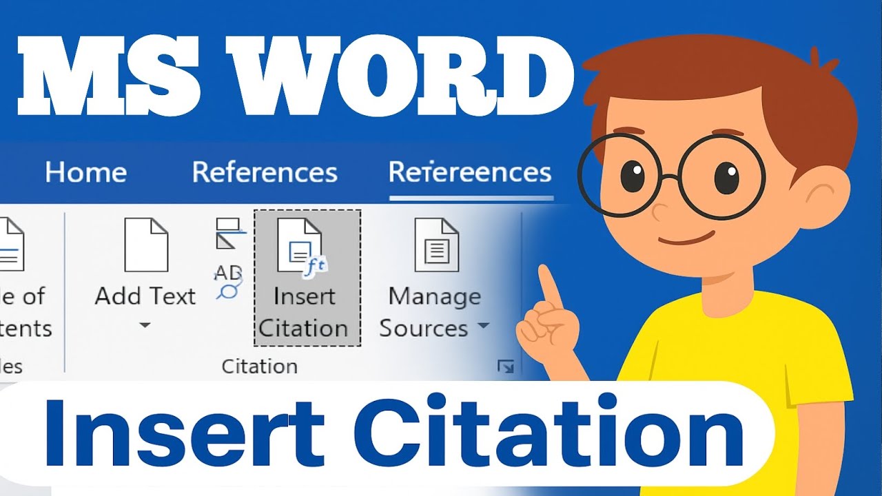 Insert Citation in MS Word | Add References Easily in 1 Minute! 🔥 Hindi Tutorial