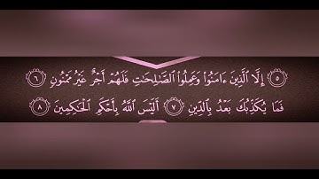 حسام الدين سورة التين 95