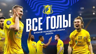 ВСЕ ГОЛЫ ВТОРОЙ ПОЛОВИНЫ СЕЗОНА 2023/24