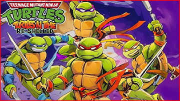 TMNT RESHELLED 4 Player Co op   SNES OST  4K 60FPS Long Play No Commentary