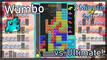 Tetris 99 - Insane 2 Minute 1v1 vs Ultimate