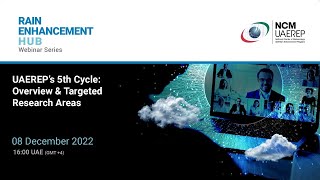 Rain Enhancement Hub - 6th Webinar - 2022