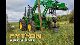 Roll Up Fence Wire the Easy Way | Python Wire Winder Testimonial