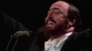 Luciano PAVAROTTI 1990 &quot; La Mia Canzone Al Vento&quot;, &quot;Torna a Surriento&quot; &amp; &quot;Nessun Dorma&quot;.