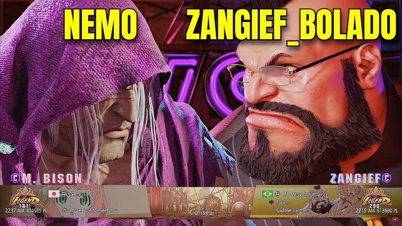 Street Fighter 6 🔥 Nemo (M. Bison) vs Zangief_Bolado (Zangief) – [Высокоуровневые Повторы]
