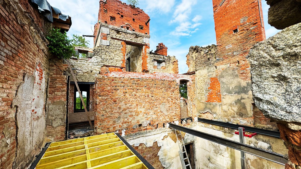 A year of floor joist installation, coming to an end.