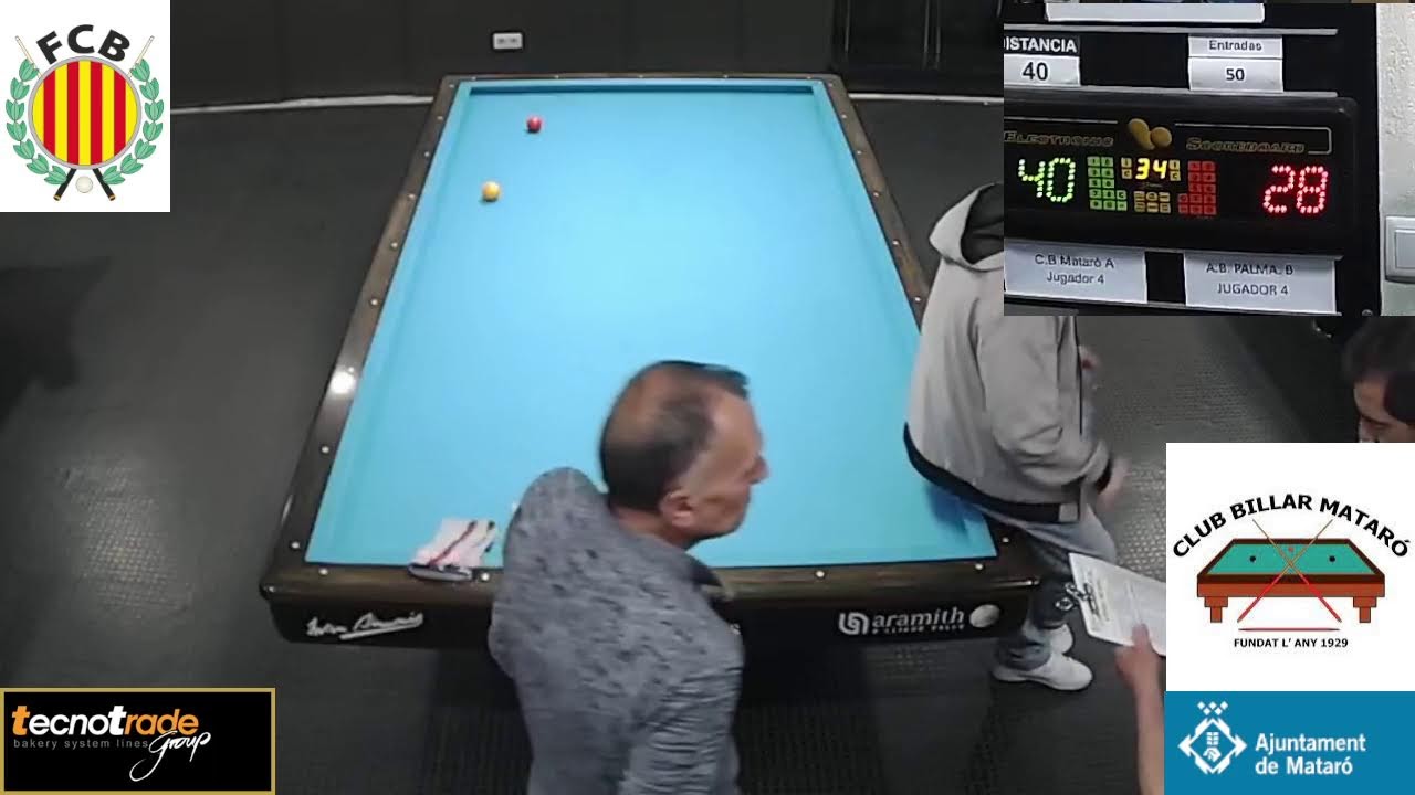 Taula 2 Liga Nacional 3 B 1ª División   Mataro Mark Van Kessel  VS AB Palma Alfonso Montserrat