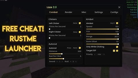 КАК СКАЧАТЬ БЕСПЛАТНЫЙ ЧИТ НА RUSTME ЛАУНЧЕР "laze" | Не кликбейт!
