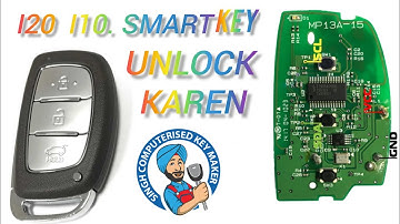 #HYUNDAI #I20  #I10 KE #SMART #KEY KO #UNLOCK #KAISE #KAREN #KDX2 SE HYUNDAI 