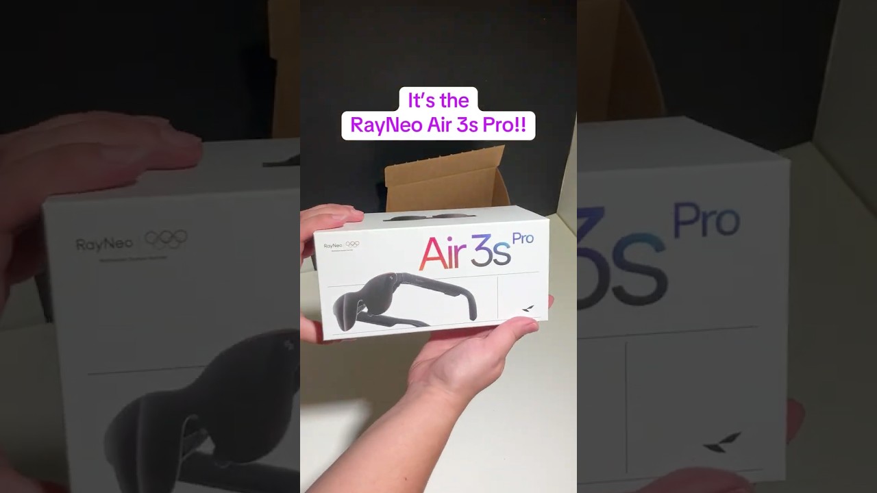 Unboxing the  RayNeo Air 3S Pro! Come check it out!