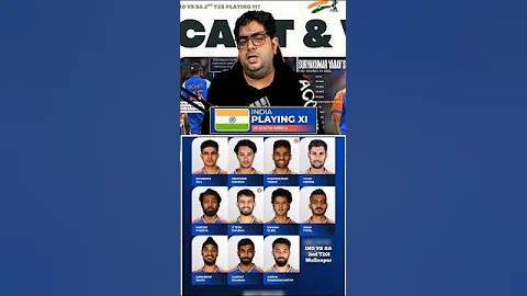 IND vs SA : playing 11 | 2nd T20I Match | #indvssa #playing11 #cricketmatch #teamindia