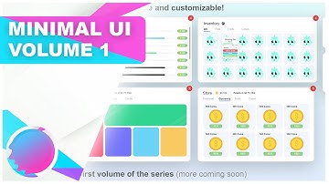 PRODUCT PREVIEW: ROBLOX Minimal Simulator UI Kit Volume 1 | GFX COMET