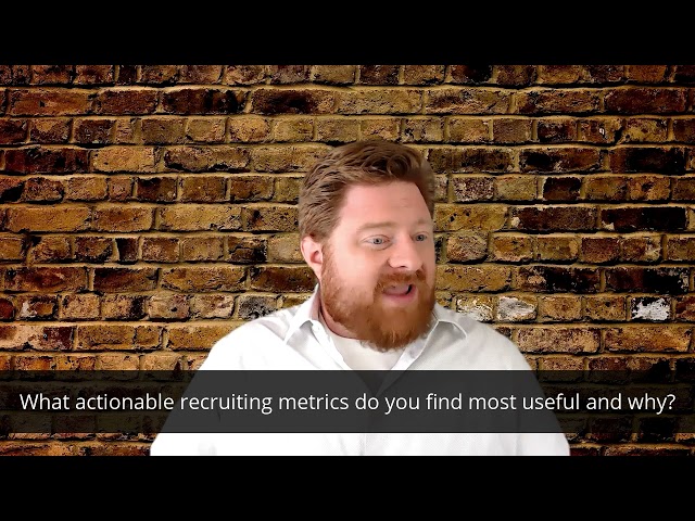 Crelate Webinar Highlight - Chris Hesson on actionable recruiting metrics