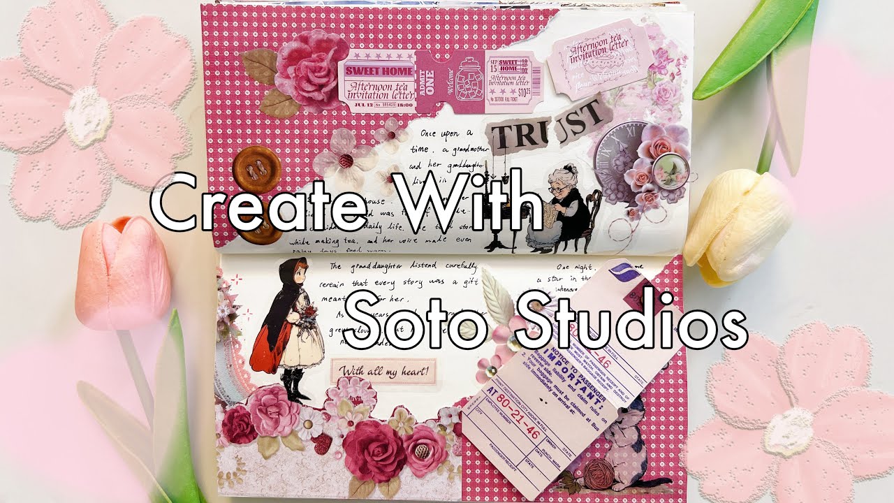 Decorate Writing Journal with Me | Scrapbook Supplies | Creative Idea | Scrapbooking Idea | ASMR